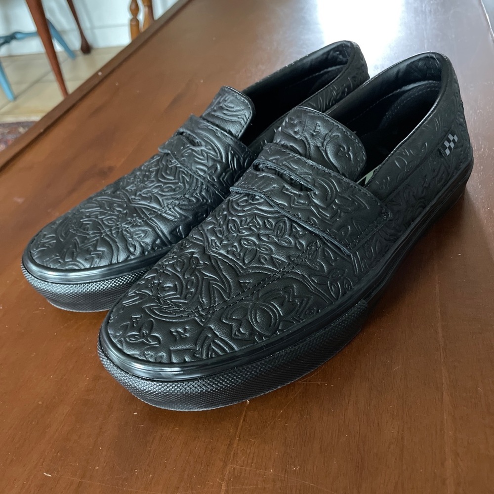 Vans Skate Loafers shoes Beatrice Domond 53 Slip-On Shoes Black Mens Size 9